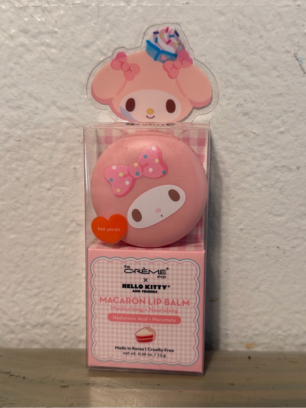 Hello Kitty Pink Macaron Lip Balm — Hydrating Pink Balm